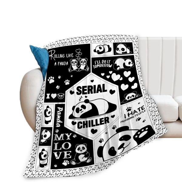 Panda Blanket Panda Throw Blanket Soft Fleece Flannel Bedding Pandas
