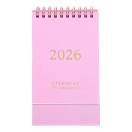 Planificador Mensual: Calendario De Escritorio Con Tapa