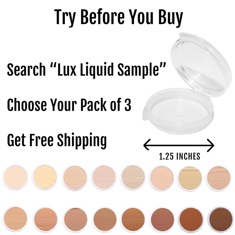 BaeBlu Organic LUX Liquid Foundation SAMPLES, Toffee, Cinnamon, Coffee