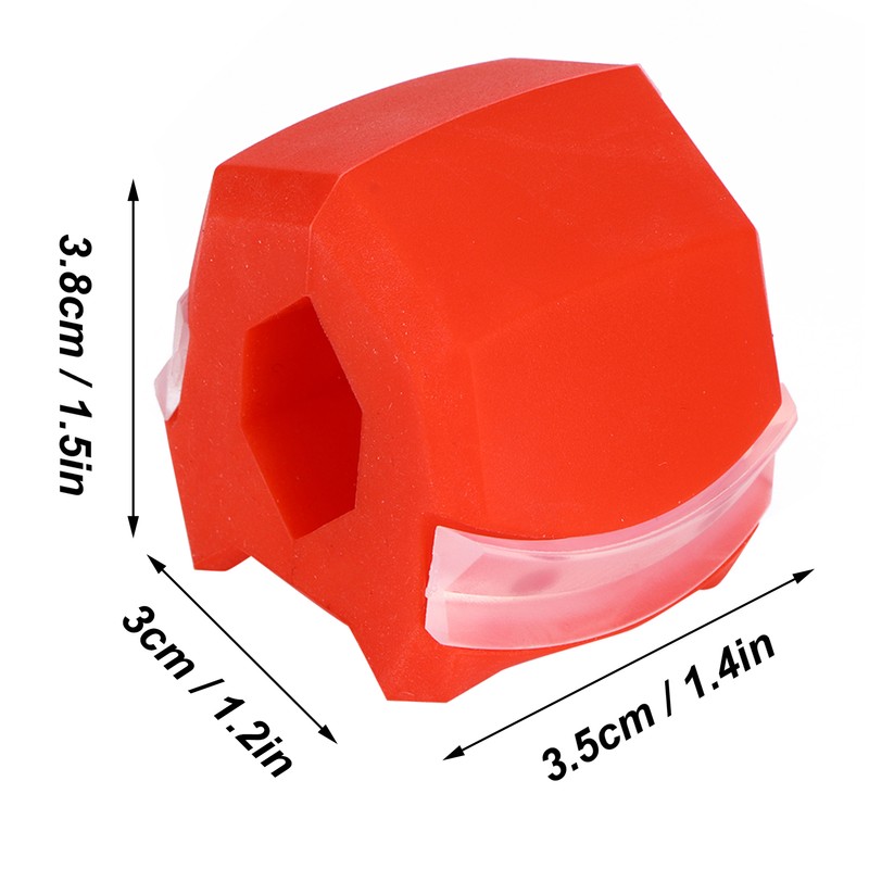 3pcs Silicone Jawline Shaping Exercise Ball Portable Fitness Face Masseter
