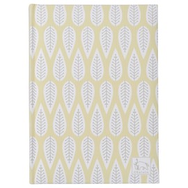 Hakuba HAKUBA Chululu Pocket Album, Large Size, Holds 120 Sheets, Leaf Pattern, ACHL-STFL120LF, Cloth Cover, Memo Box Included