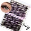 DIY Lash Clusters for Using at Home: Wendy, Ultra-light, Natural,