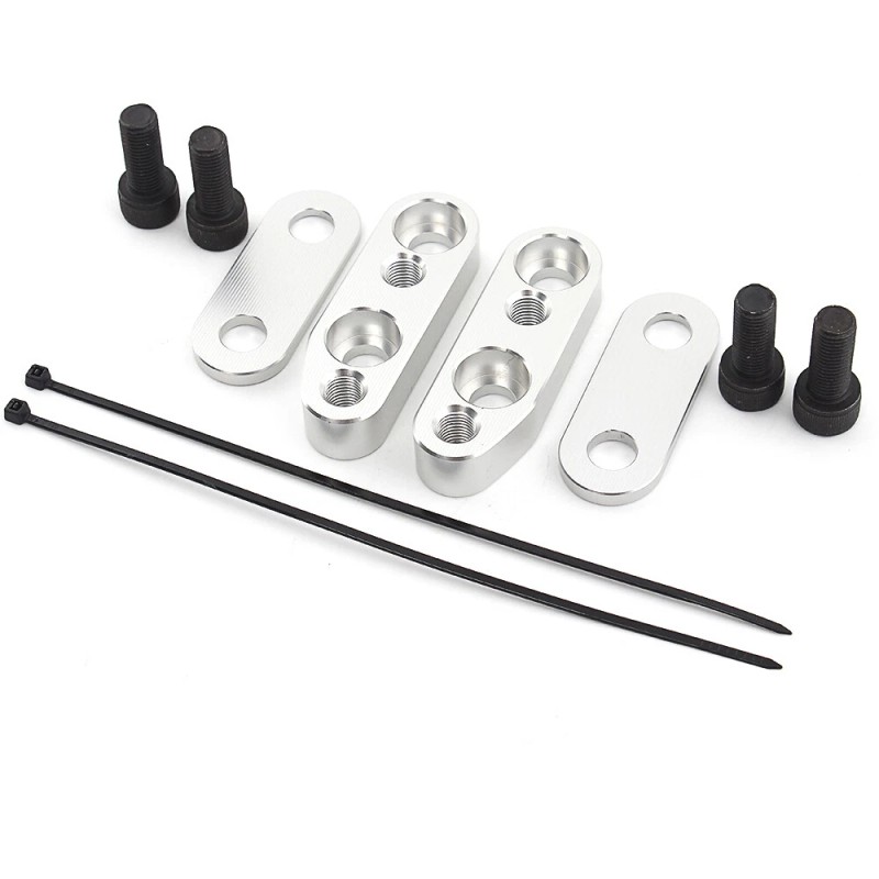 Trichtu Mount Chrome Adjustable Handlebar Risers Adapter For Honda Goldwing