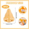 3 Pencil Sharpeners, Nose Shaped Sharpener, Pencil Sharpener for Children,