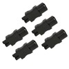 5 Pcs IEC320 C6 to IEC320 C5 Power Adapter Computer
