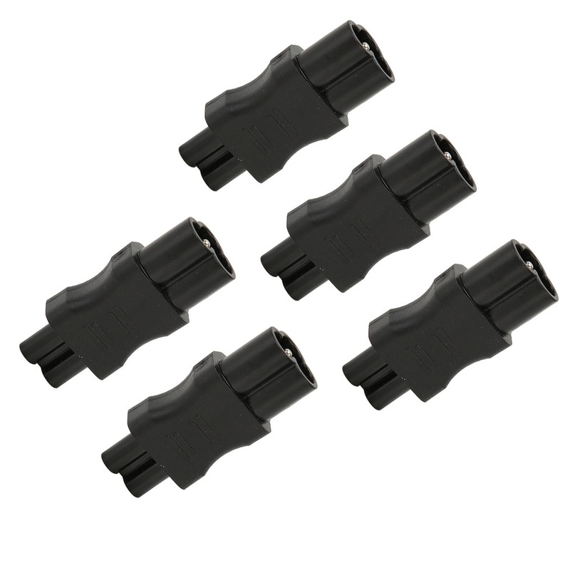 5 Pcs IEC320 C6 to IEC320 C5 Power Adapter Computer