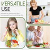 Viynran Portion Control Plate - 10 Inch Melamine Dinner Plate