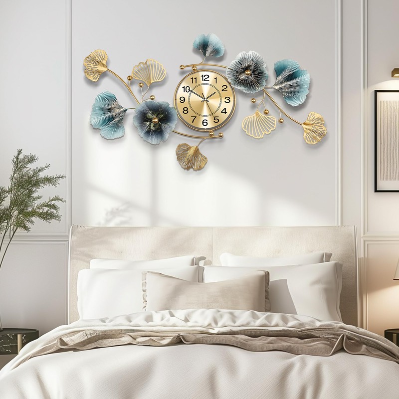Axioglo Wall Clocks for Living Room Decor,Large Wall Clock,3D Creative