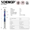 XDENGP 2 Bearings Upcut Spiral Flush Trim Router Bit-UCC244118