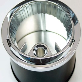 Napolex Fizz Car Ashtray with Lid, IQOS Compatible, Large Can Drink Size, Holds 40 Cigarette Butts, Spring-Loaded, Easy One-Touch Disposal, Drink Holder Fizz-1101