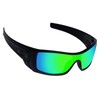 Alphax Emerald Green Polarized Replacement Lenses for Oakley Batwolf OO9101