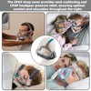 Silk CPAP Neck Pad for CPAP Headgear, Gray CPAP Strap