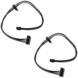 SING F LTD 2pcs Mini 4-pin to 2-pin Sata Serial Hard Drive Power Cable Length 45cm Compatible with Lenovo M410 M610 M415