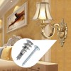 30 Pack Plasterboard Fixings Raw Plugs and Screws 3 Pointed