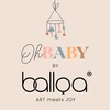 balloa Palloncino XXL per bambini con ciuccio, palloncino a elio
