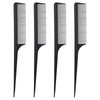 Mabor 4 Pcs Rat Tail Combs, Fine Tooth Comb Hair