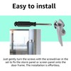 25-Pack Storm Door Panel Clips, with Screws 5/16" Offset Storm