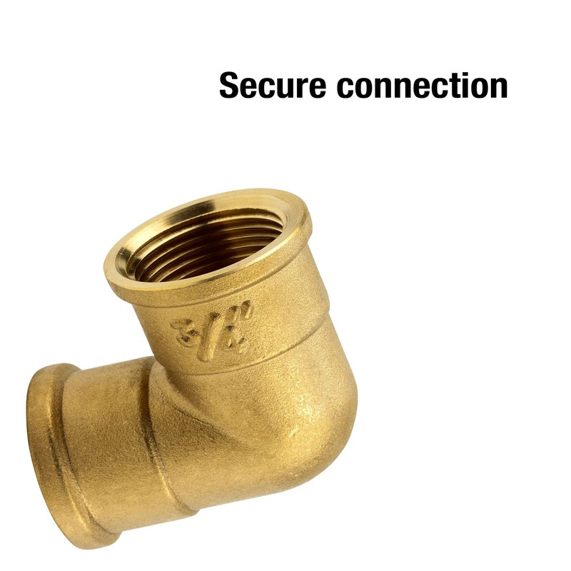 Gardena Brass Elbow with Female Thread: Elbow with 42 mm