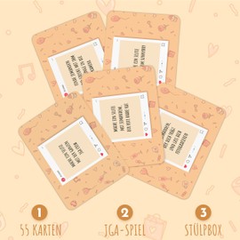 JGA Selfie - 55 Postcards with Funny Photo Tasks - Bachelorette Party - Hen Party and Bachelorette Party - Hen Party Games Women Sophies Kartenwelt