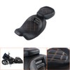 TCMT Low-Profile Driver Passenger Two Up Seat Fit For Harley