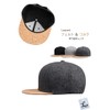Laquest Felt & Cork Cap, Flat Brim, Men's, Women's, gray