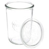 WECK WE-743 Glass Storage Container, Mold Shape, 25.5 fl oz