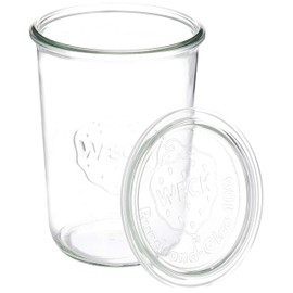 WECK WE-743 Glass Storage Container, Mold Shape, 25.5 fl oz (750 ml)
