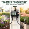 Dual-Zone Programmable Garden Misting & Irrigation Kit, 10/20/30m