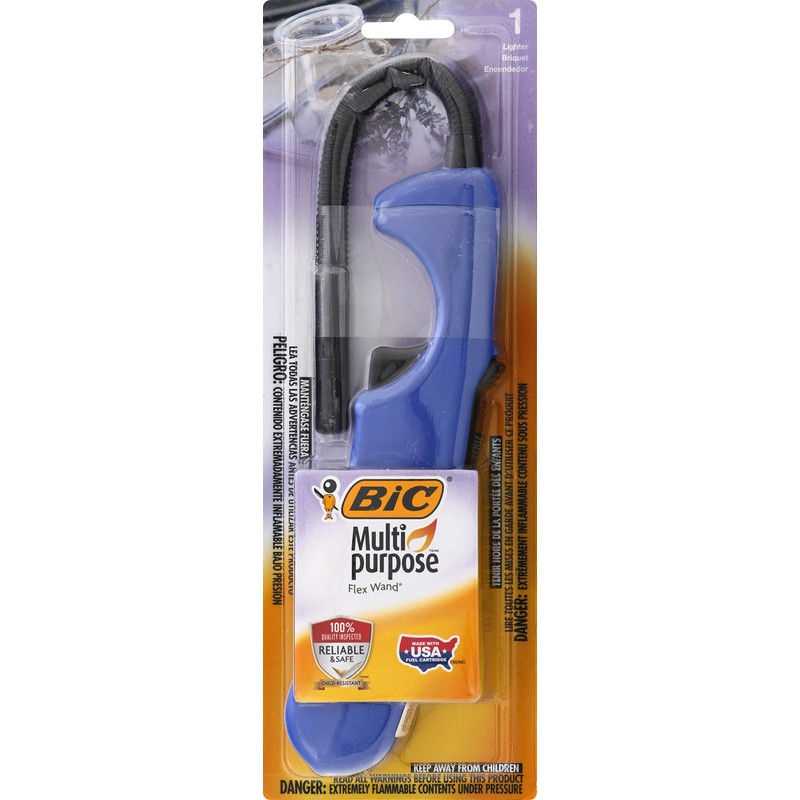 Bic 1pk Candle Flex Utility Lighter (Color May Vary)