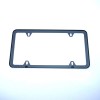 KA Depot New 4 Hole Matte Black Slim License Plate