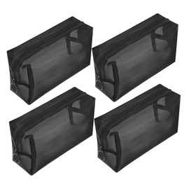 BESPORTBLE 4pcs Durable Nylon Travel Toiletry Makeup Organizer Pouch Design for Easy Cleaning Lightweight Portable for Daily Use and Travel Accessories