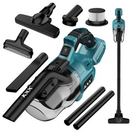 Cordless Vacuum for Makita 18V Battery, 5 in 1 Handheld Electric Vacuum Cleaner with 500W Powerful Motor, 46 CFM Portable Hand Vacuum with Filtration HEPA for Floor, Carpet, Car (Battery Not Included)