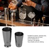 Cocktail Mixer 304 Stainless Steel Glossy with Bottom Dishwasher Safe