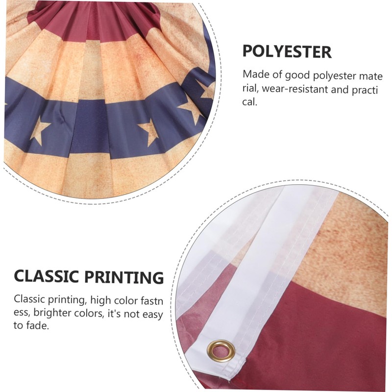 Outanaya 4th of July Decorations American Flag Flags Semicircle Patriotic