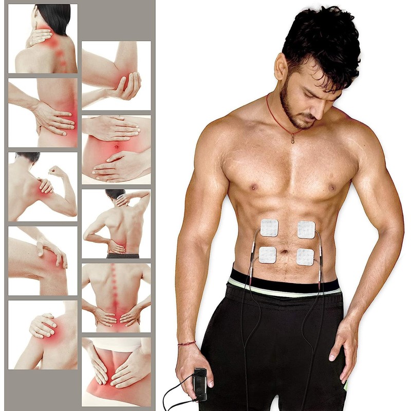 iStim Tens Unit Stimulator Machine - EV820 with 8 Electrodes