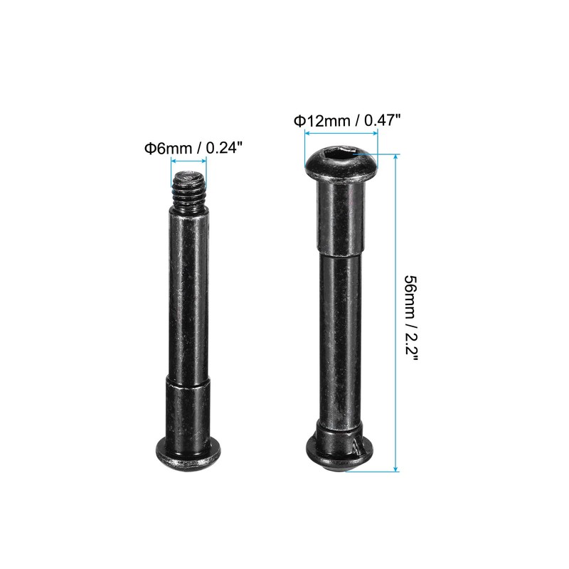 PATIKIL Fixed Bolt Screw, Folding Shaft Locking Screw Folding Place