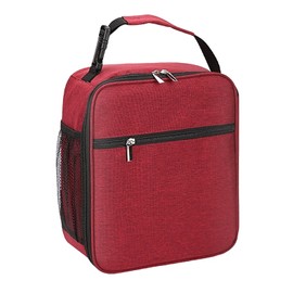 HZNOO Insulated Lunch Bag for Men and Women, Leakproof Lunch Box with Mesh Pockets for Work, Gym, Travel or Camping, Lightweight and Easy Clean