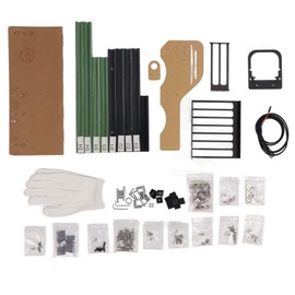 Mini ITX MATX ATX PC Aluminum Open Air Frame Overclock Case Chassis, ATX Mini Computer Case DIY Mod Base Stand Support Graphics Card, Computer Open Air Case Bracket (Green Black)