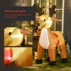 HOMCOM 6ft Christmas Inflatables Outdoor Decorations Reindeer, Blow-Up Yard Christmas