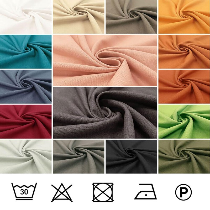 Bella - Natural Linen Cotton Fabric for Clothing & Decoration