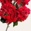 Realistic Artificial Flowers - UV Resisistant Red Geranium Bush -