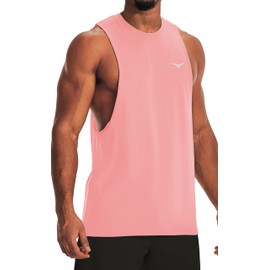 Project Titan Men's Workout Drop Arm Tank Top Cut Off Sleeveless Gym Shirt