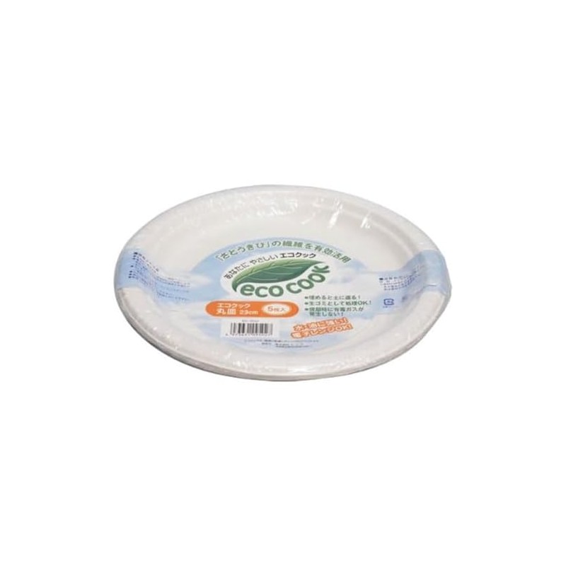 Shinwa EC-502 Eco Cook Round Plate, 9.1 inches (23 cm),