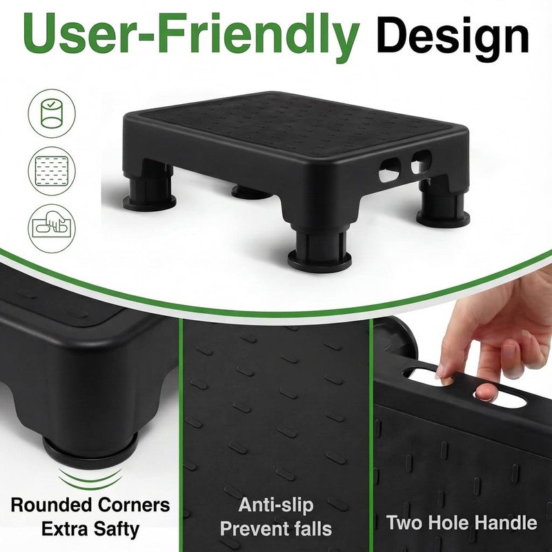 COOL-ANGLE Adjustable Step Stool for High Beds & SUV -
