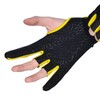 URTERYSER Non-Slip Bowling Gloves Grip Protective Gloves SemiFinger Instruments Sports