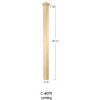Red Oak Box Newel Posts Stair Parts 3 1/2", 4
