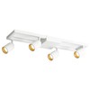 VidaLite Shura - Square 4-Light White Integrated LED Ceiling Light