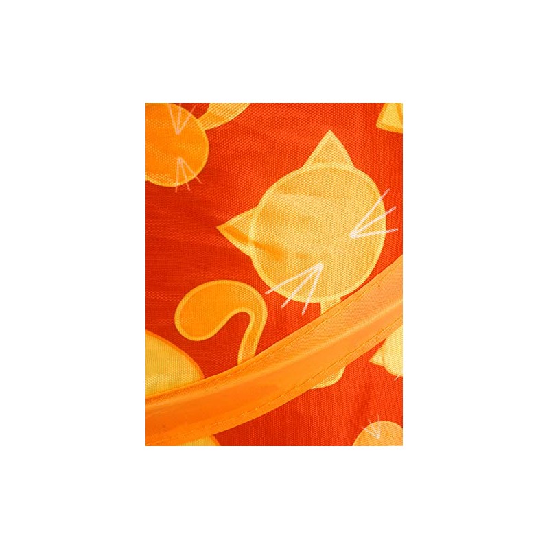 Catkins by Petface Cat Crinkle Tunnel Cat Toy, Orange