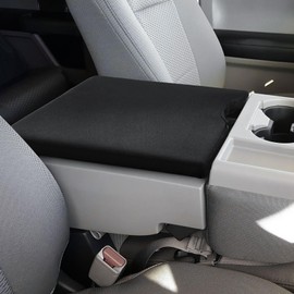 JOYTUTUS Center Console Cover Compatible with 2015-2025 Ford F150, 2017-2025 F250 F350 F450 with 40/20/40 Jump Seat, Neoprene Armrest Cover Middle Console Cover (Jump Seat Only)