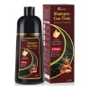 Shampoo Con Aceite De Argán Tinte Cubre Canas-marrón Oscuro